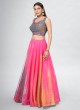 Art Silk Multi Colored A Line Lehenga Choli